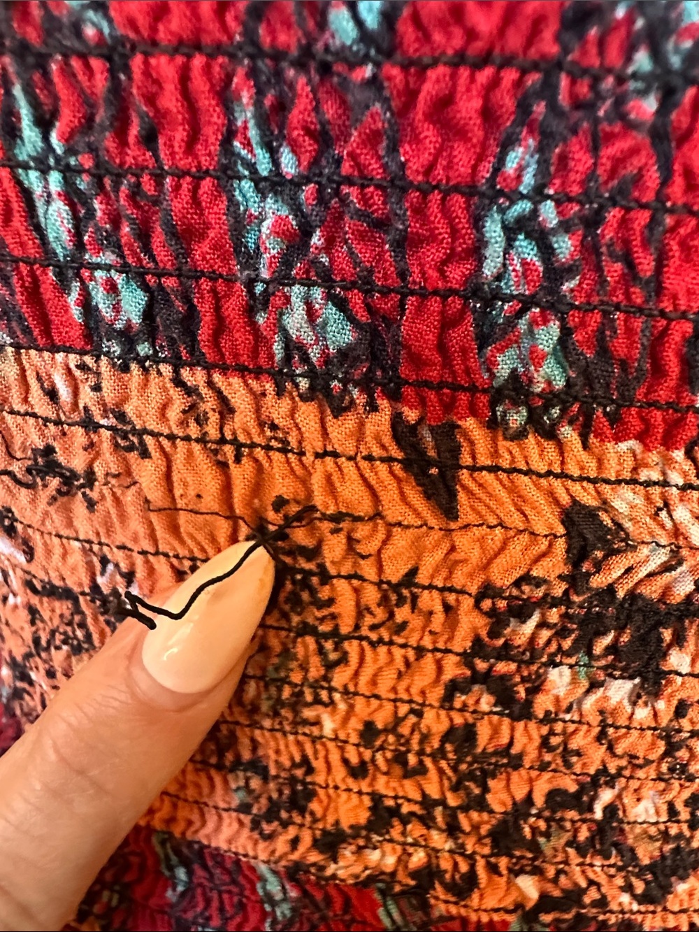 #258- BootBarn Angie bohemian patchwork maxi dress - Picture 10 of 11